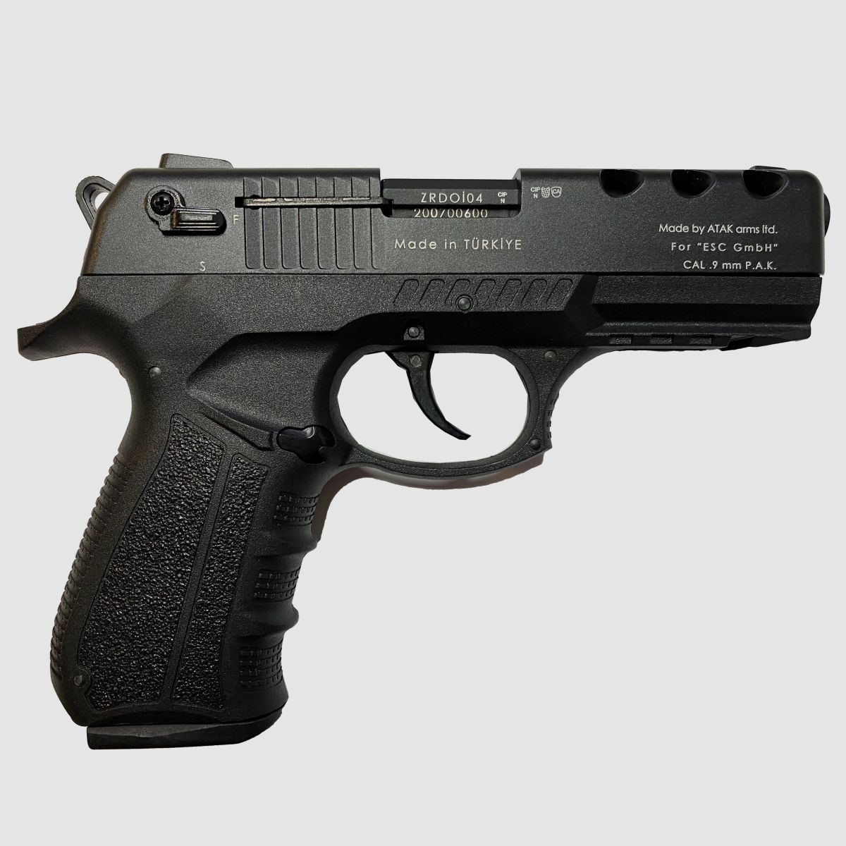 ZORAKI 4918 Schreckschuss Pistole 9mm P.A.K. SCHWARZ