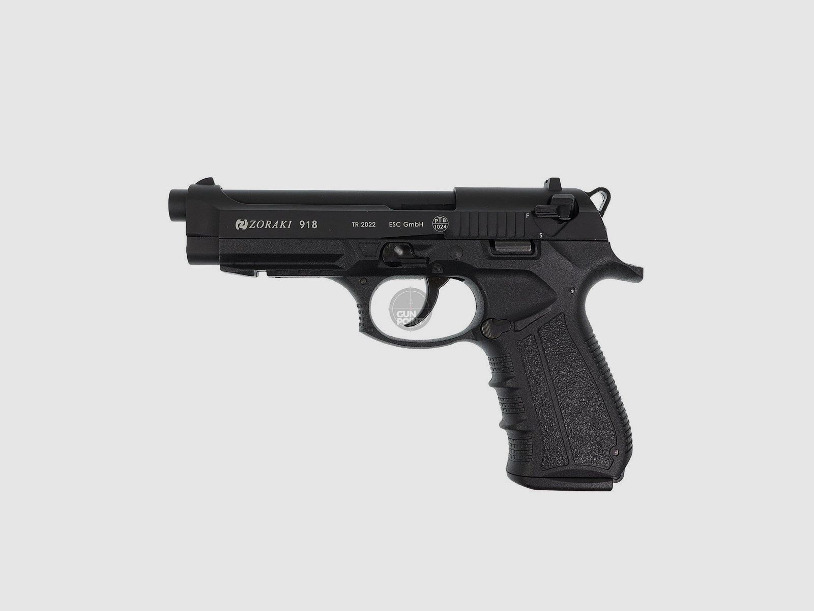 Schreckschuss - Gas Signal Pistole Zoraki 918 - 9 mm P.A.K - schwarz