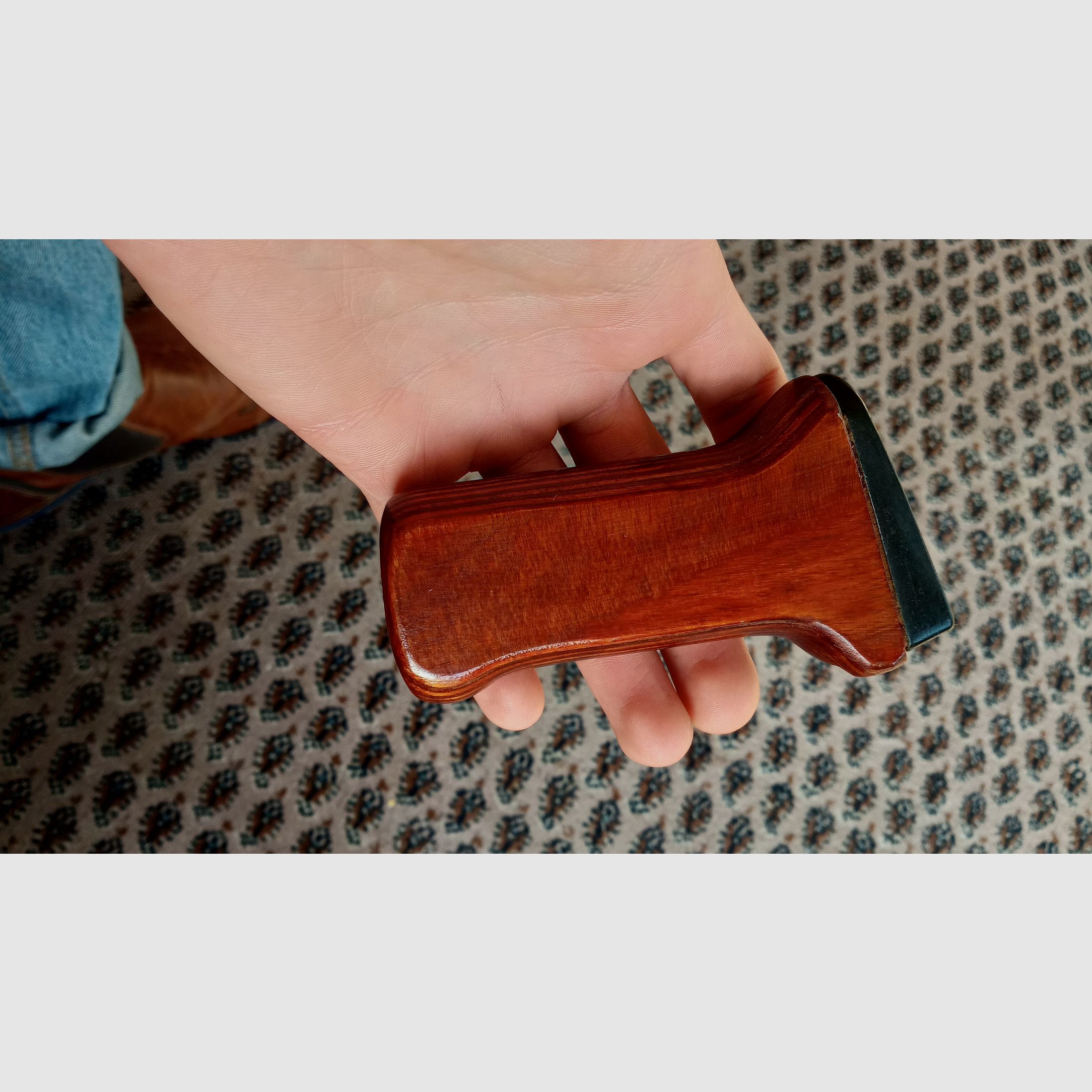 Original empuñadura de pistola de madera contrachapada AK74 rusa / también se adapta a AKM // Empuñadura de laminado / Yunker