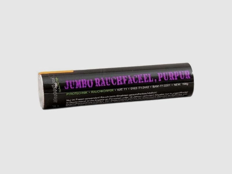 Jumbo Rauchfackel Purpur 100Sek.