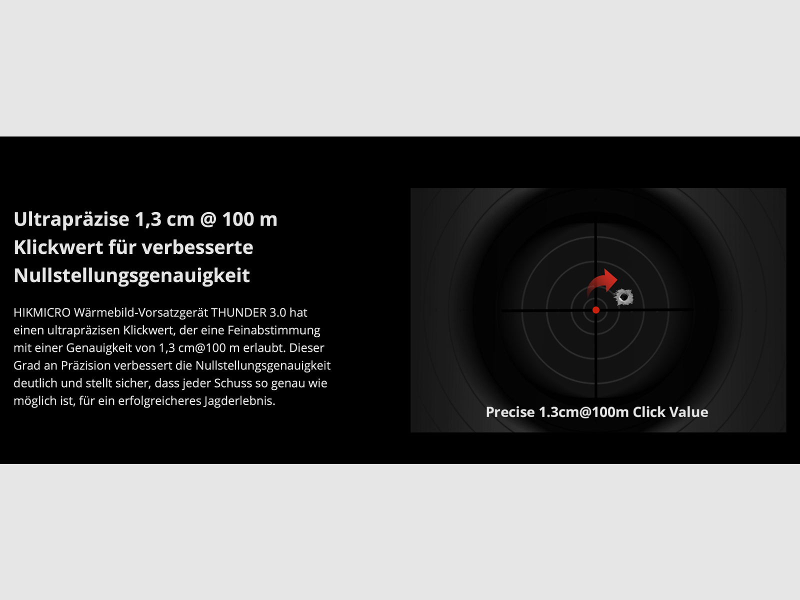 Hikmicro 50-2-128 Clip-On Thunder TQ35C 3.0 Wärmebildvorsatzgerät 640 x 512 12µm < 15 mK