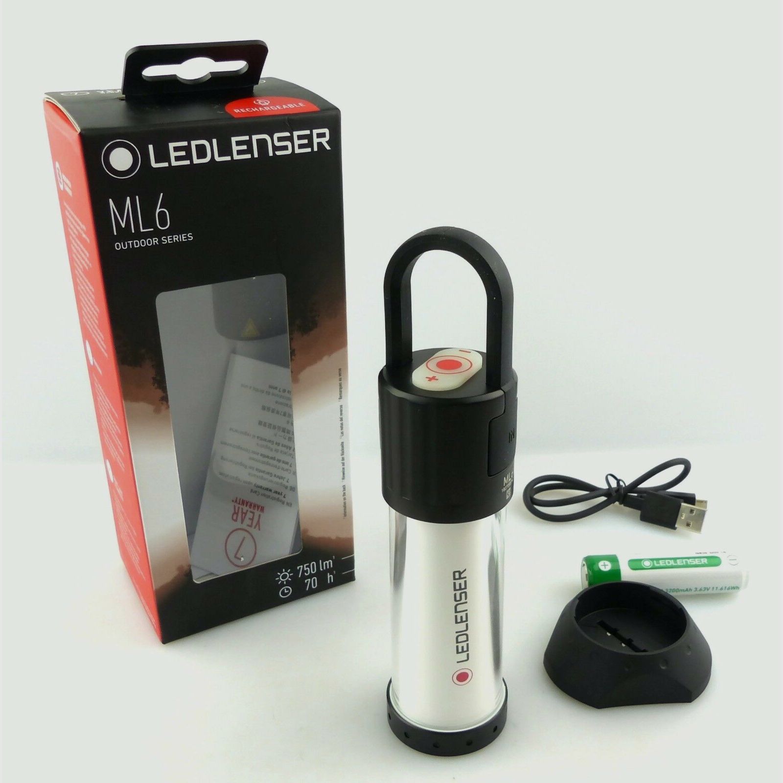Ledlenser 500929 ML6 Lampa LED do użytku na zewnątrz Lampa kempingowa 750 lumenów