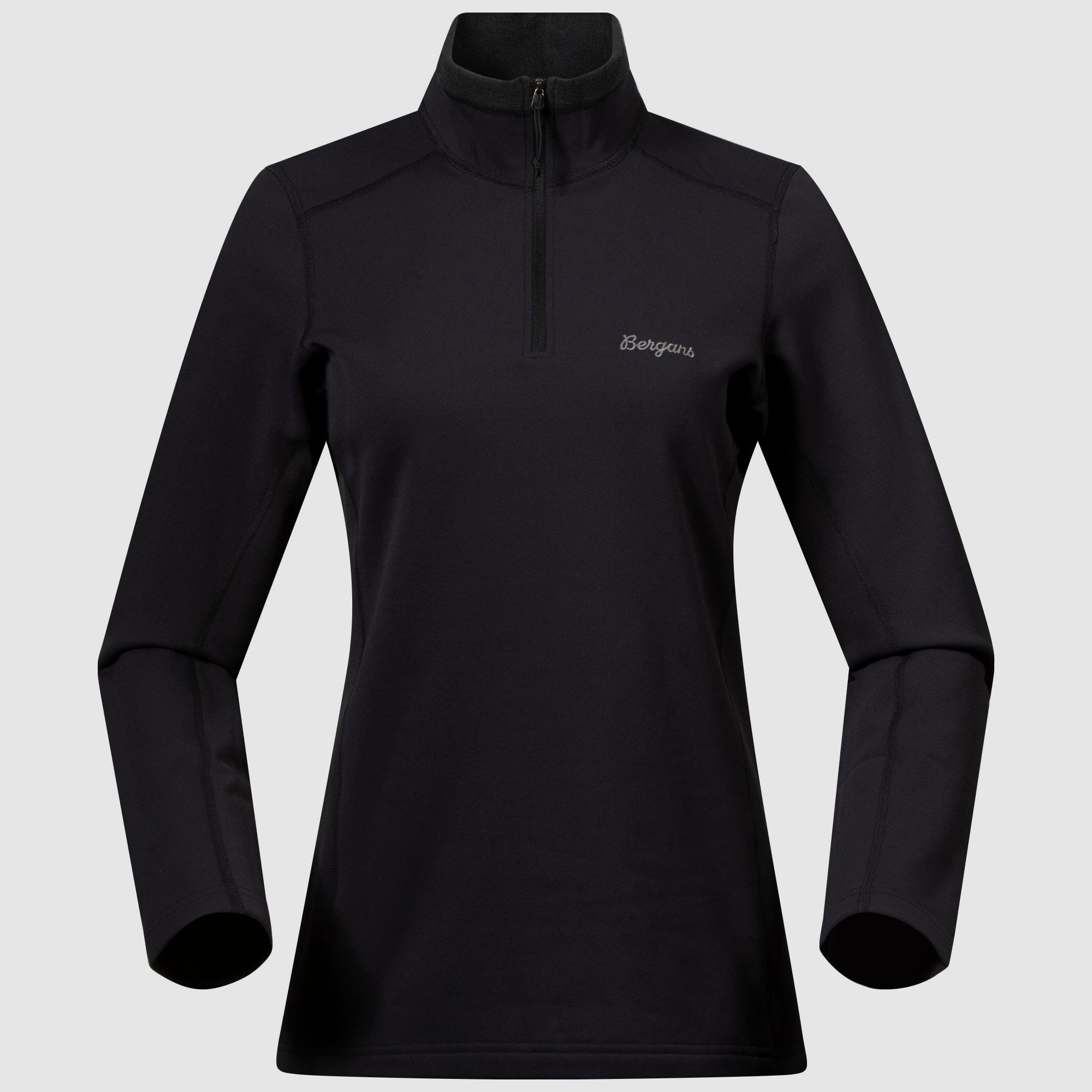 Bergans Midtli Midlayer Half Zip Kobiety Czarny M