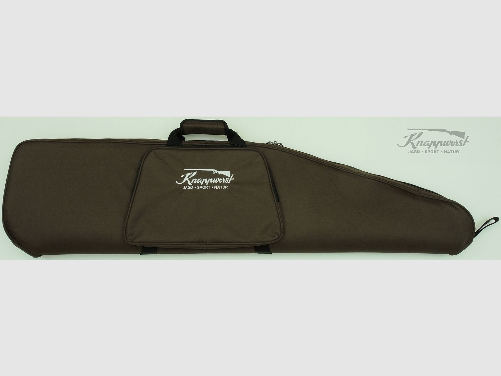 Knappworst Gewehrfutteral Braun, mit Tasche 122cm