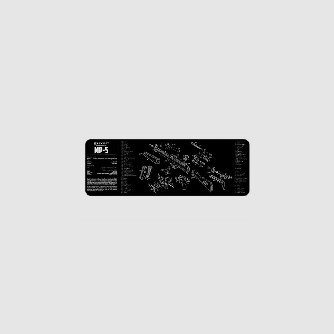 Tapis de protection Heckler & Koch MP5