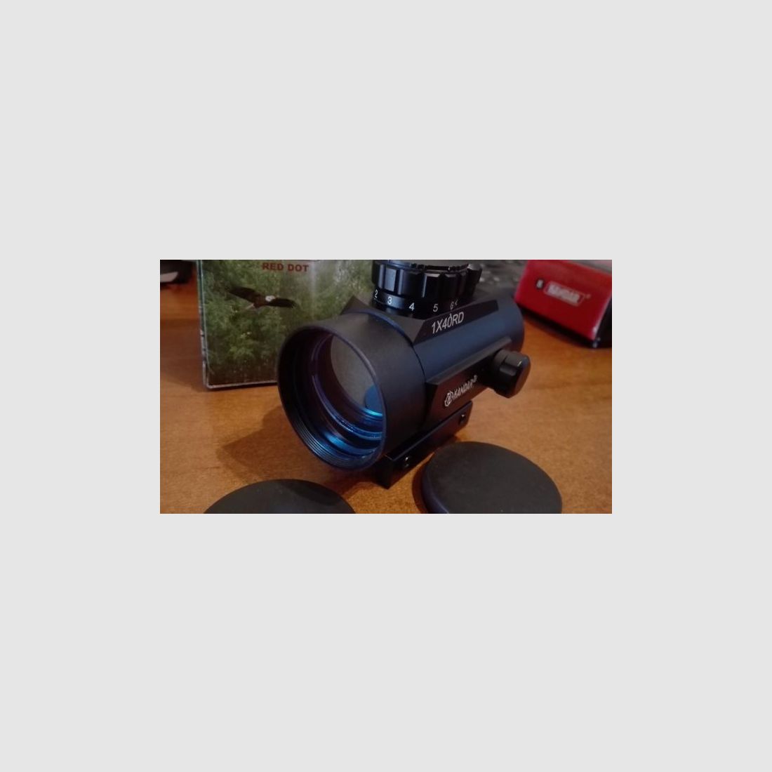 KOLIMATOR KANDAR 1×40 , 11mm – 22mm RED/GREEN, zdjęcie 2 z 4