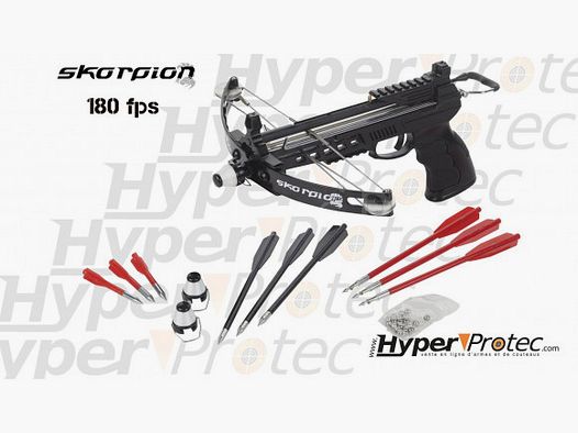Pistola de ballesta PBX Dual de SKORPION para flechas y bolas de acero