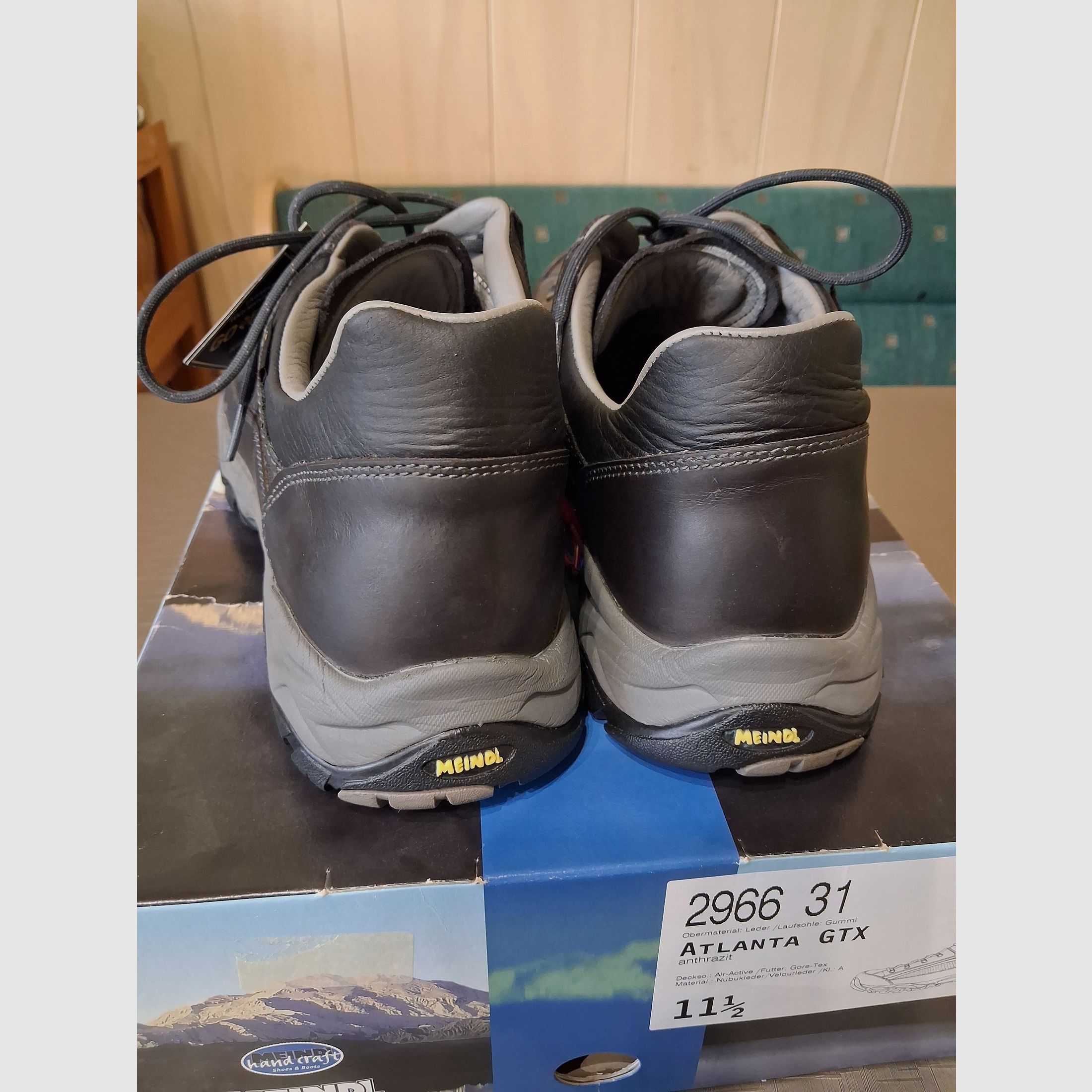 Meindl hiking shoes Atlanta GTX size 46.5