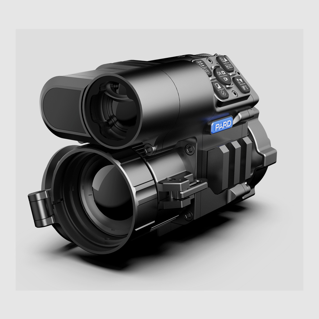 PARD 37154-21 kamera termowizyjna FT32 LRF w tym adapter zaciskowy i złącze Rusan MCR