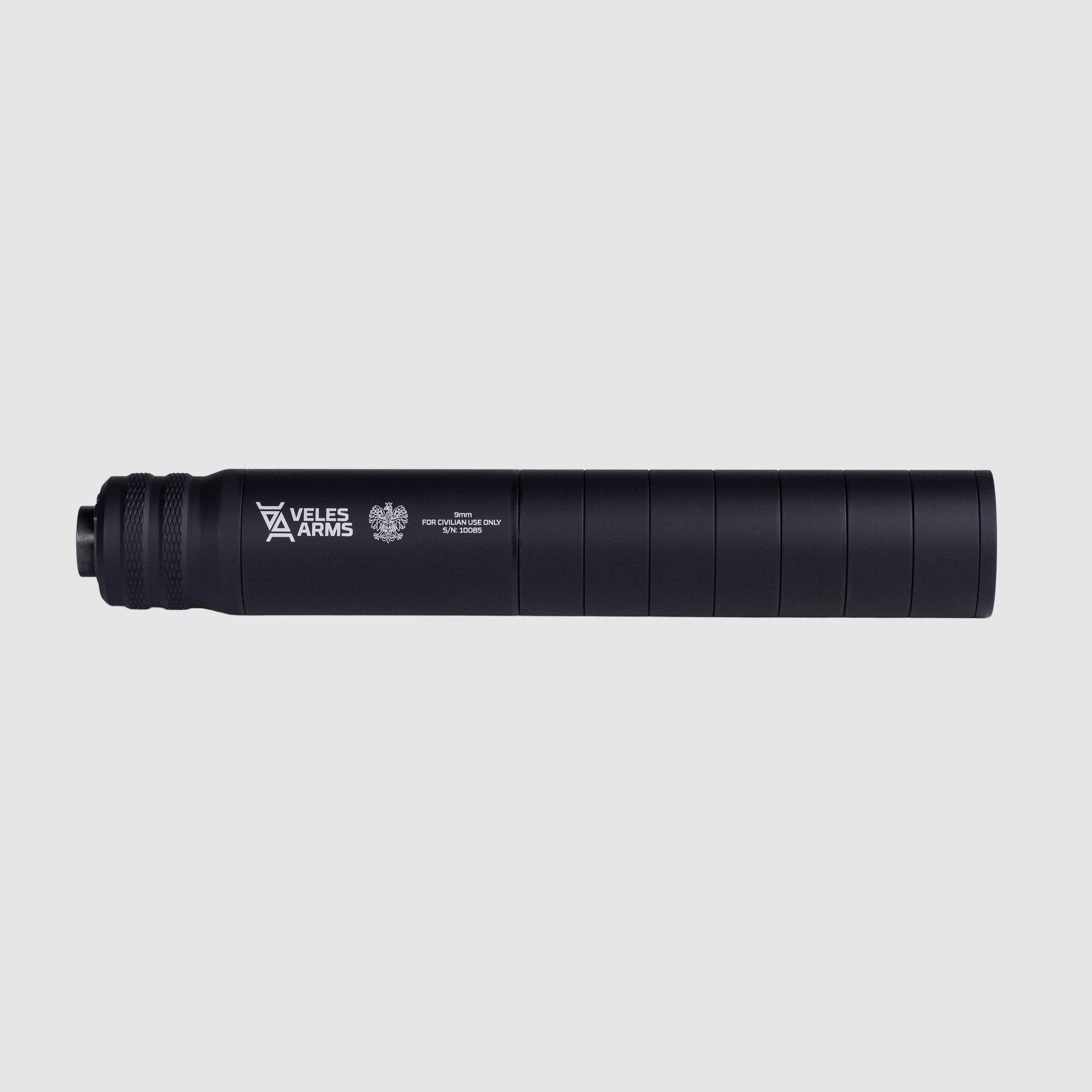Veles Arms – Mündungsgerät 9 mm mit Nielsen-Gerät Gen. 2 – Gewinde M13,5x1 LH