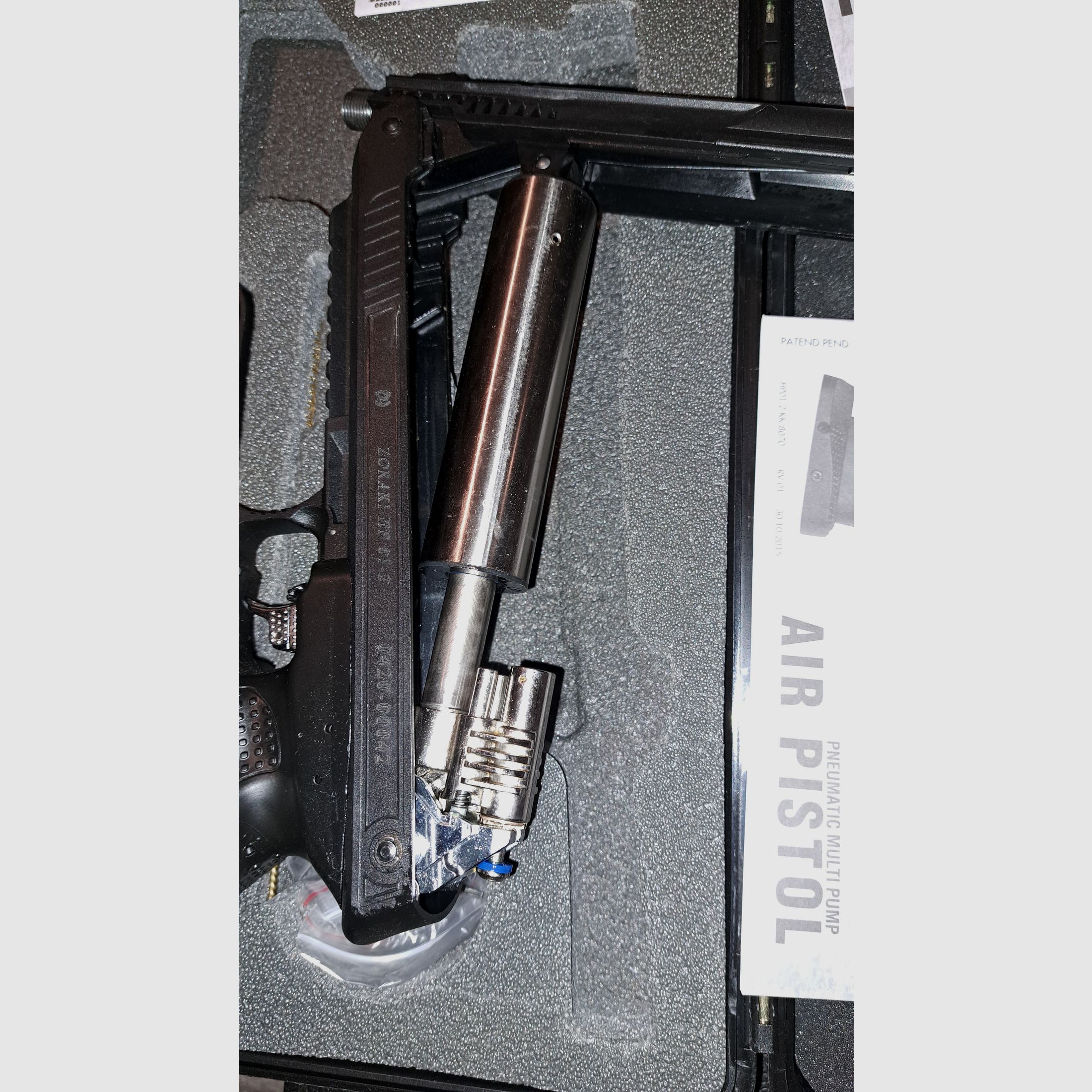 Zoraki HP01 4.5mm with silencer thread