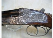 Ziegenhahn & Syn Double Rifle Big Five z wymienną lufą w zestawie z amunicją !!