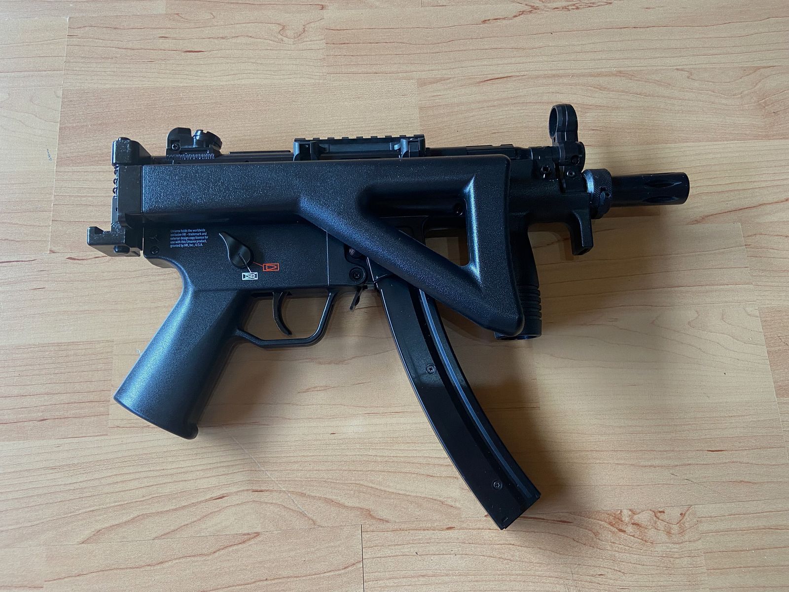 HK USP CO2 Pistole NBB + MP5 K-PDW CO2 GBB 4,5 mm Gebraucht