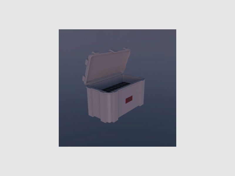 Filamelt Munitionsbox / 6.8 Western (Winchester/Browning) / ‘Klappdeckel’ / Patronenbox, Ammo Box