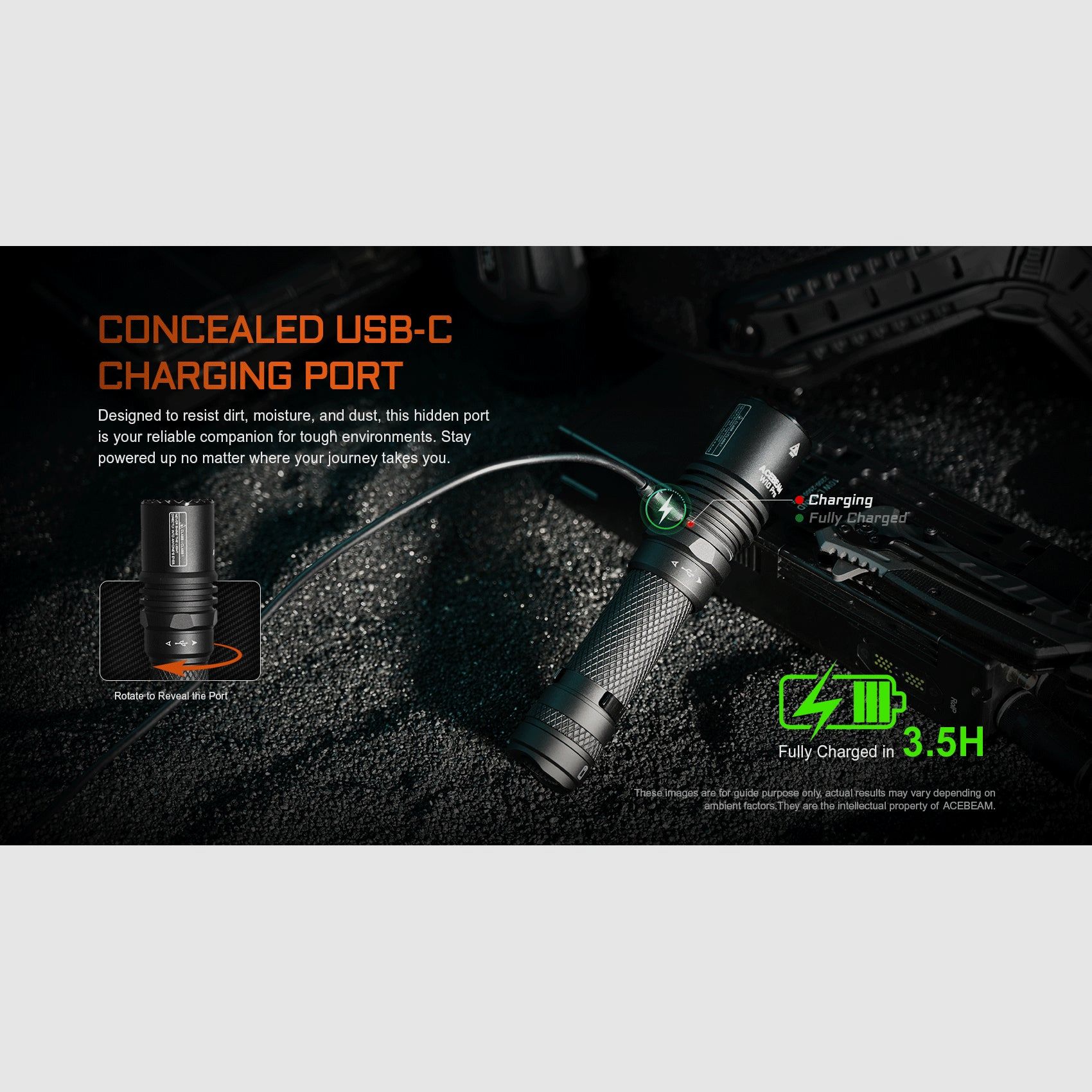 Latarka LED W10 PRO, 750 lumen (w zestawie z akumulatorem), zdjęcie 6 z 10