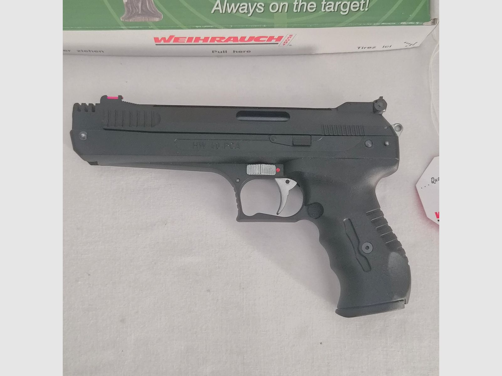 Weihrauch pistola ad aria compressa HW 40 PCA, immagine 2 di 7