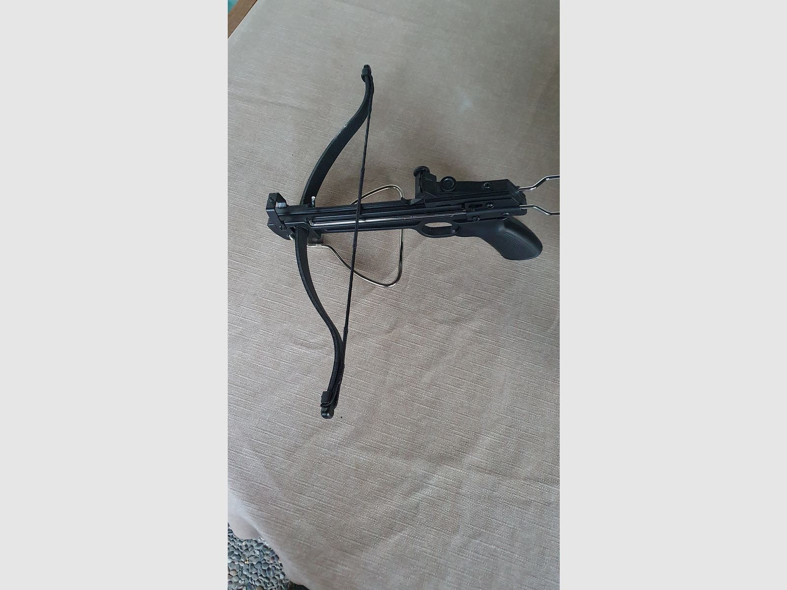 Pistolenarmbrust 50 lbs mit 7 Alubolzen Armbrust
