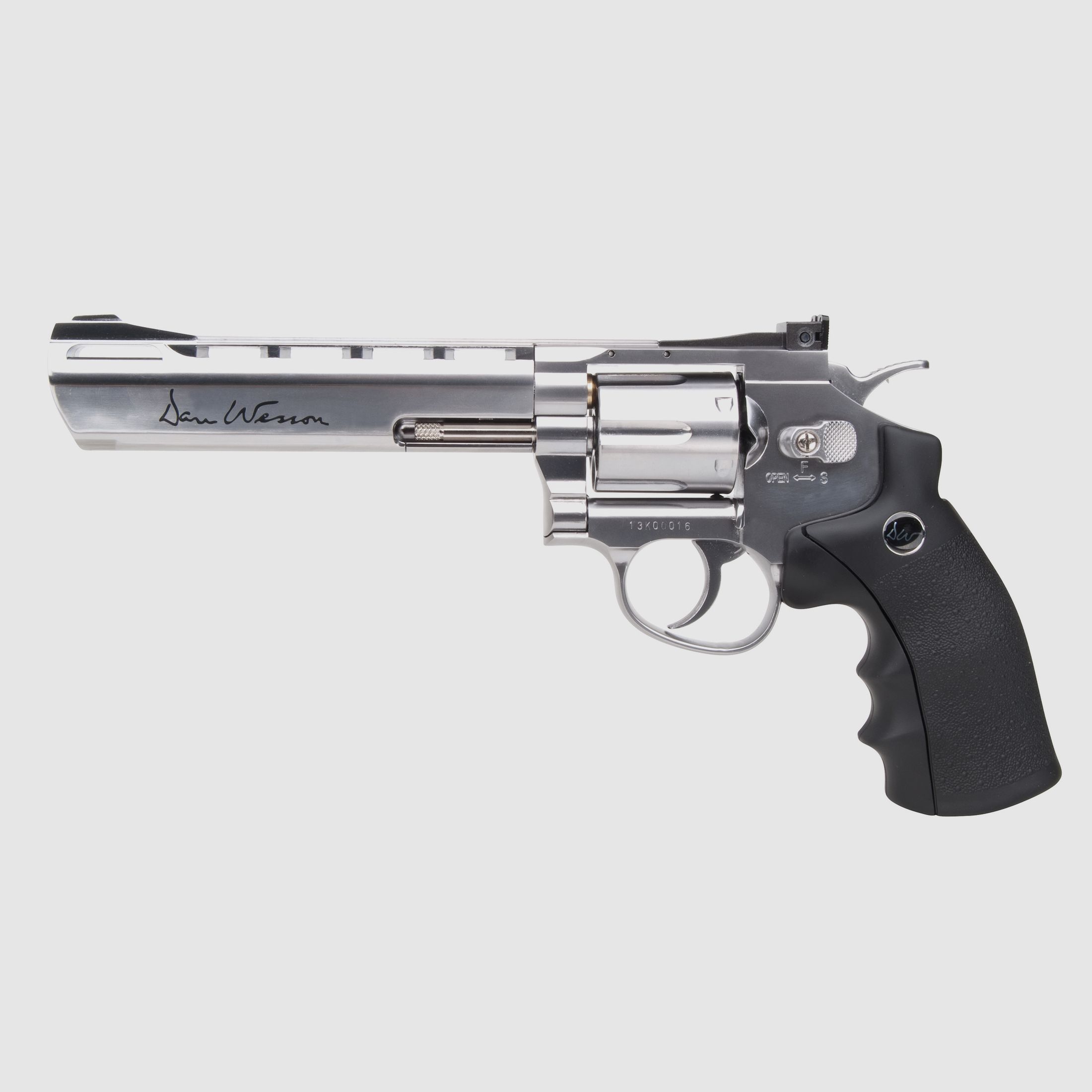 Dan Wesson 6" .177 Silver 4.5mm - Air Pressure Co2
