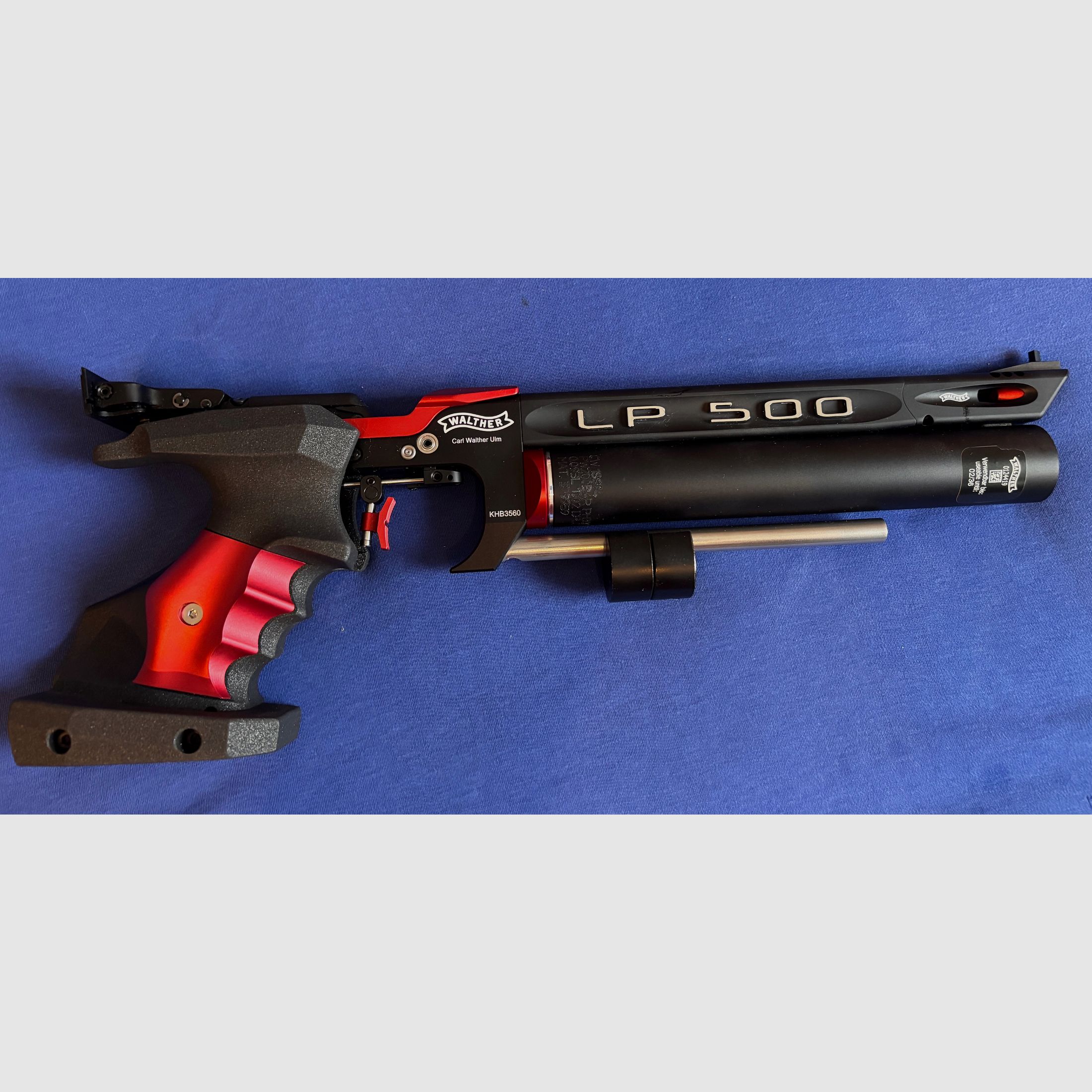 Walther LP500 Meistermanufaktur  / Auflage Traum in rot .. fast neu