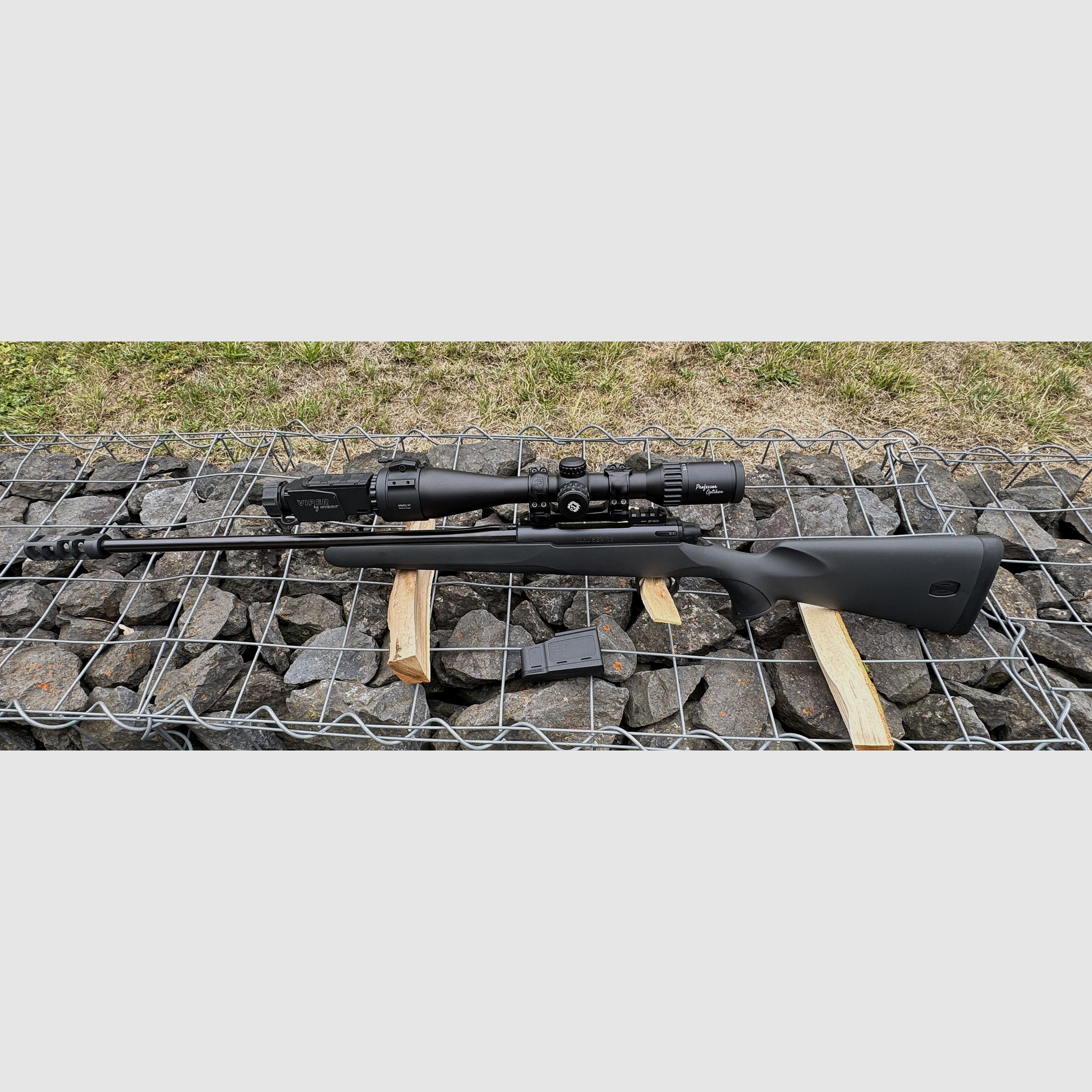 Mauser M18 .300 Win. Mag./ Professor Optiken Ammersee 2,5-15x50 HD/ Nitehog Viper 35/Rusan Adapter /Mündungsbremse