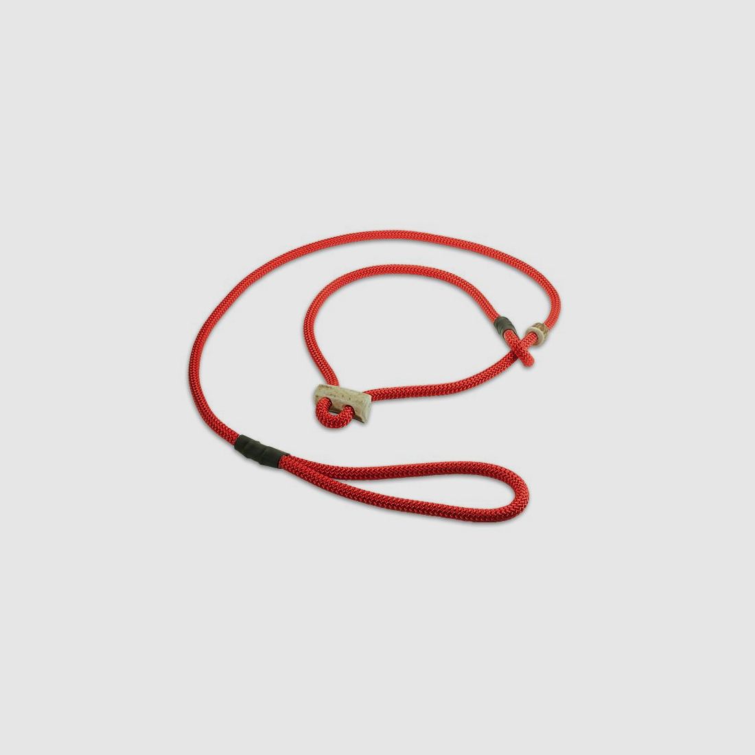 Mystique® Field trial Moxonleine 8 mm 130 cm rot mit Hornstopper