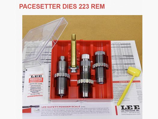 LEE 3-Die-Pacesetter Langwaffen Matrizensatz-SET Full-Length .223 Rem. 223 Remington 5,56 #90502 NEU