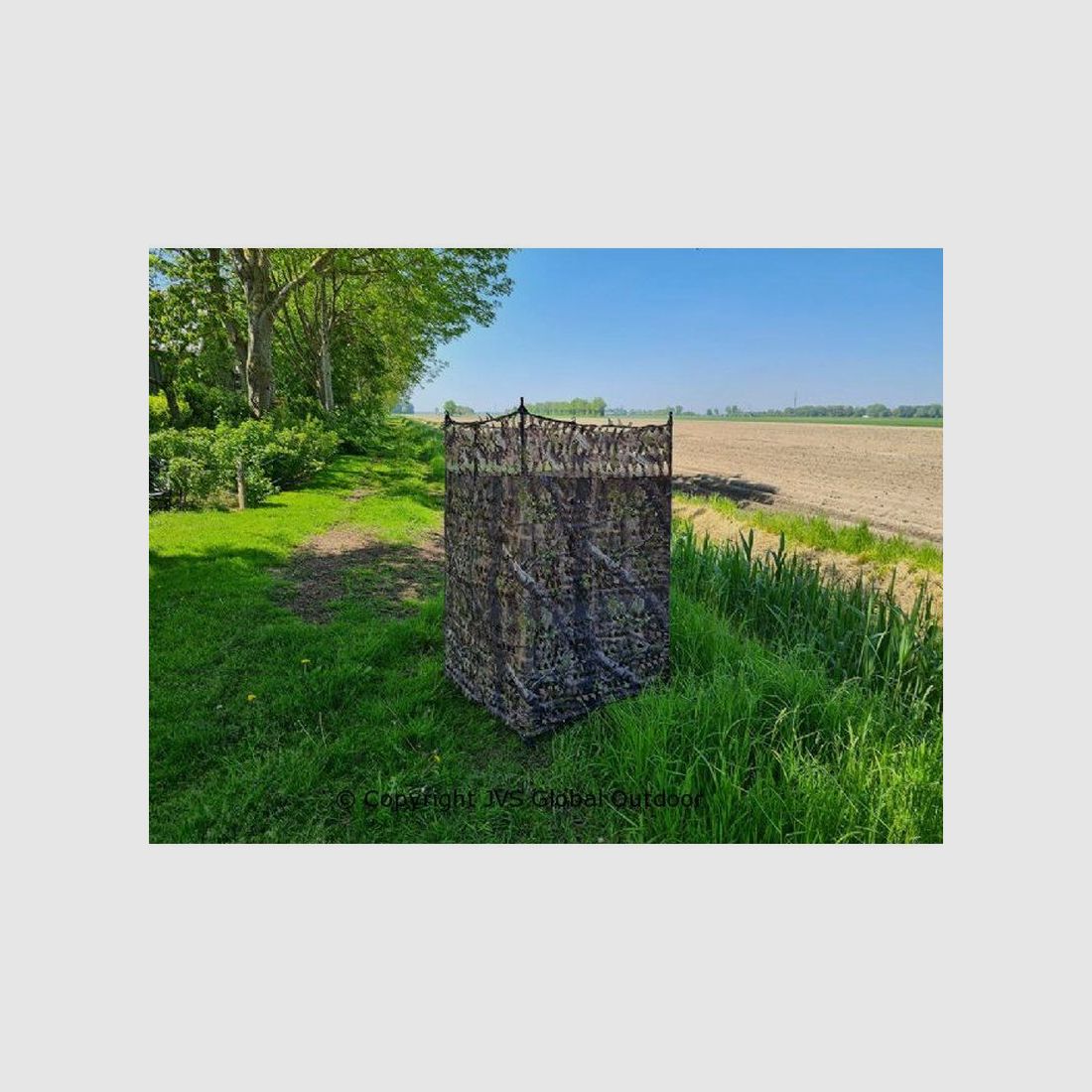 Tarnzelt Camouflage mit Rahmen inkl. Tarnnetz