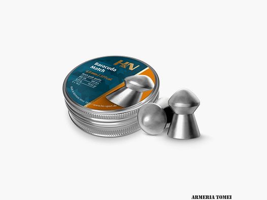 BULLETS AIR – H&N – DIABOLO BARACUDA MATCH 4.5MM / .177 CAL. 0.69g 10.65gr (400 PCS)