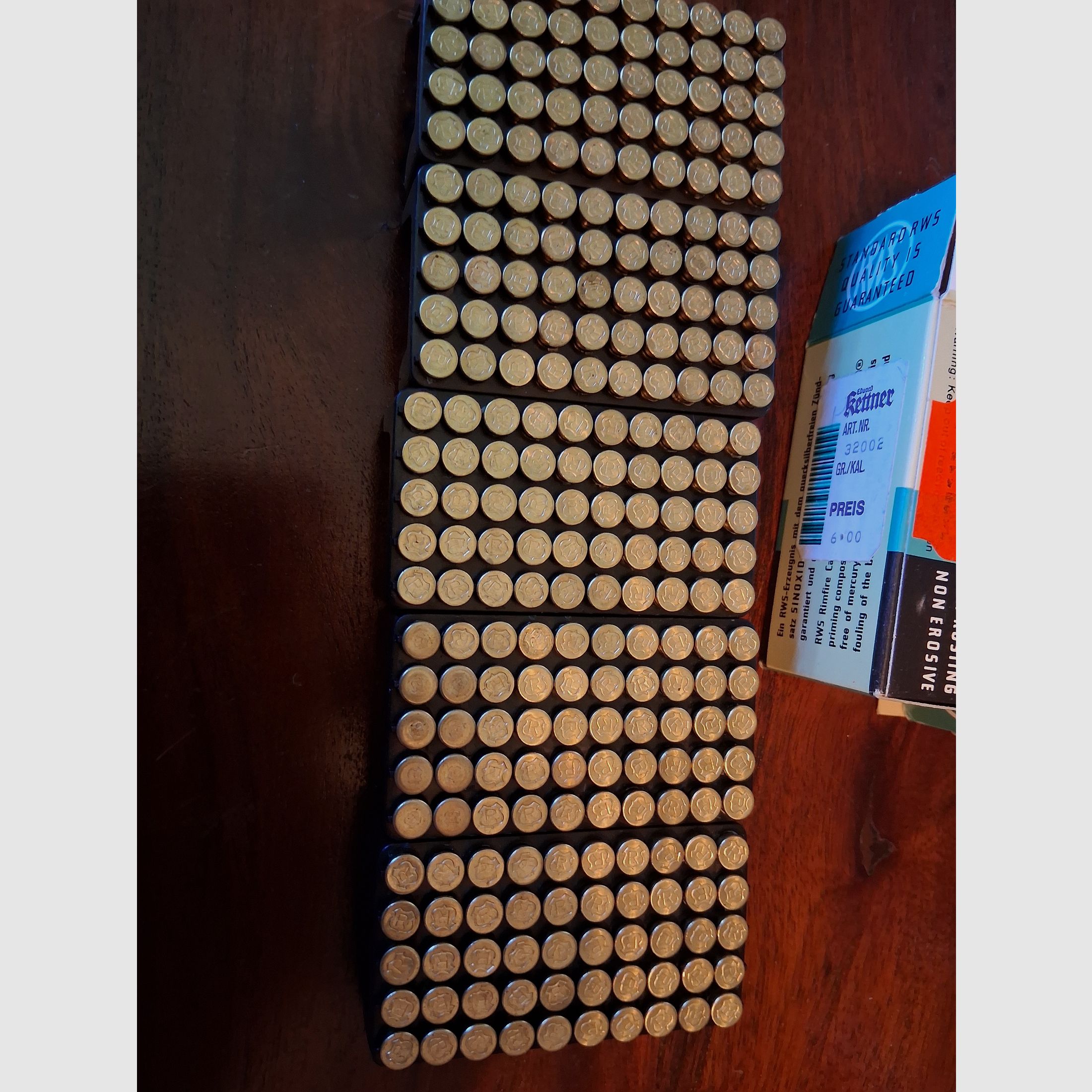 250 pcs. RWS Dynamit Nobel Z.22 Long Extra Weak