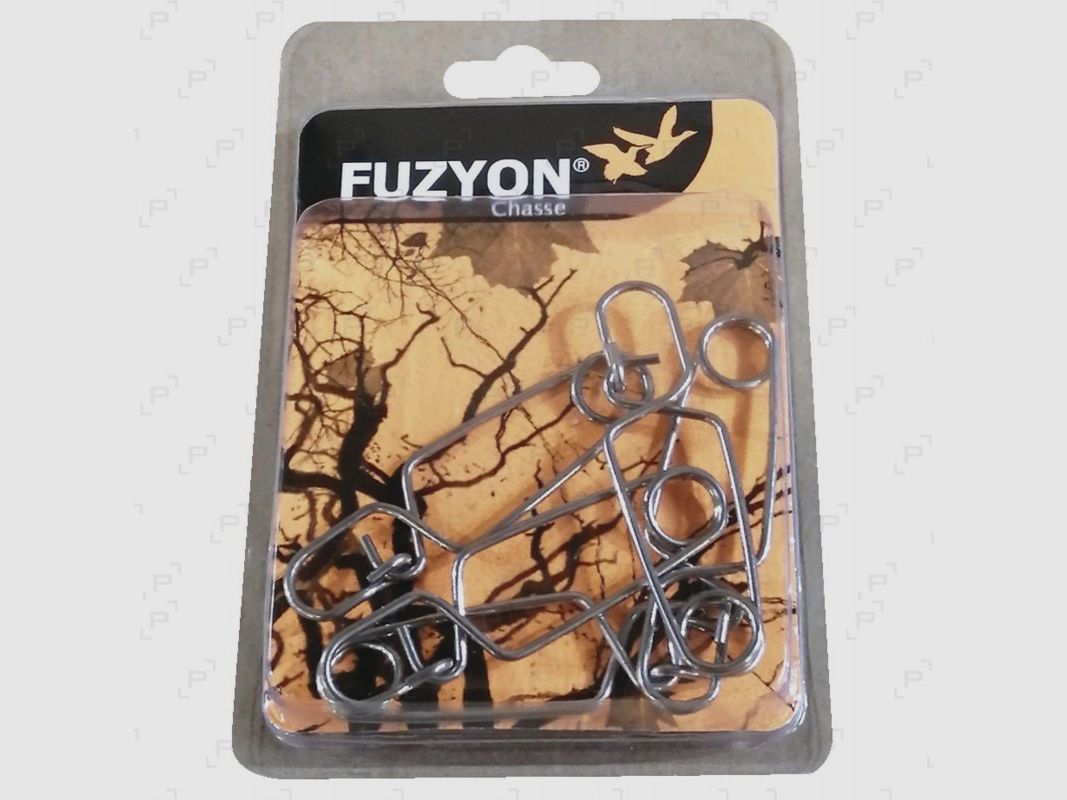 Blister mit 5 doppelten Edelstahl-Pins FUZYON CHASSE für Wasserwild, Bild 2 von 2