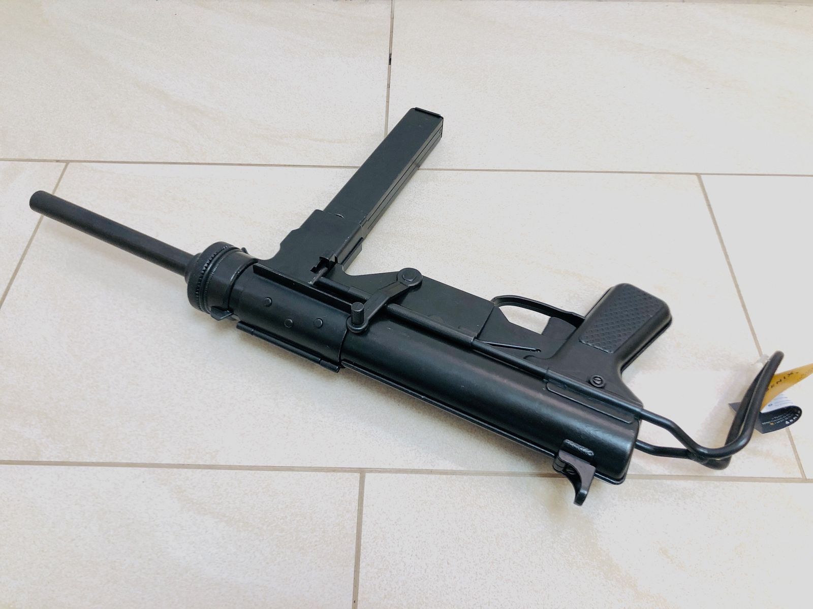 ••• Dekowaffe / Modellwaffe US Maschinenpistole M3 / Greasegun / NEU + OVP •••