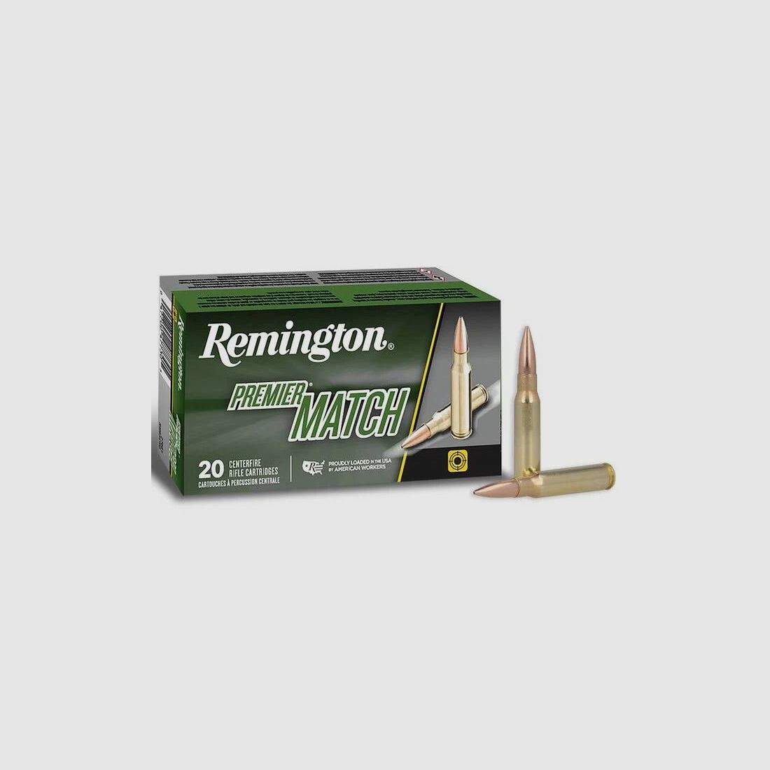 Remington Premier Match .308 Win. 168GR BTHP 20 Patronen