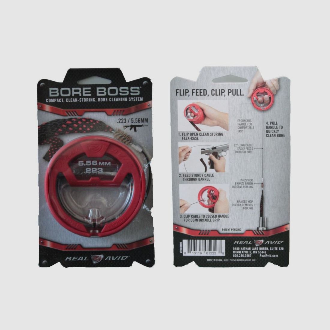 Real Avid Bore Boss - Barrel cleaning cord - Boresnake 5.56mm / .223