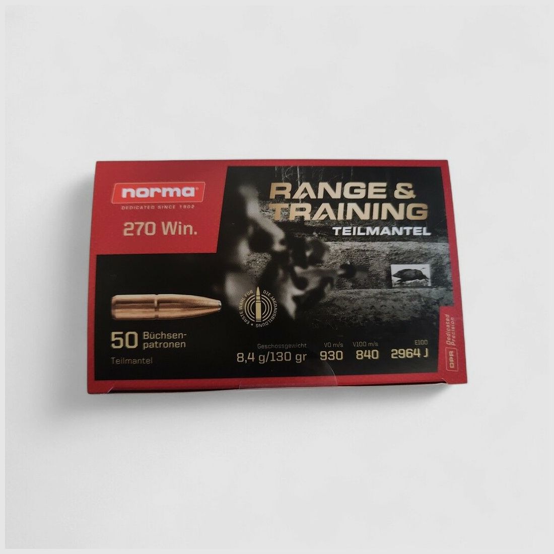 Norma 130grs SP 50STK .270Win