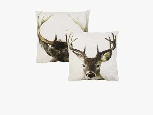 LivingActive Kissen Hirsch doppelseitig