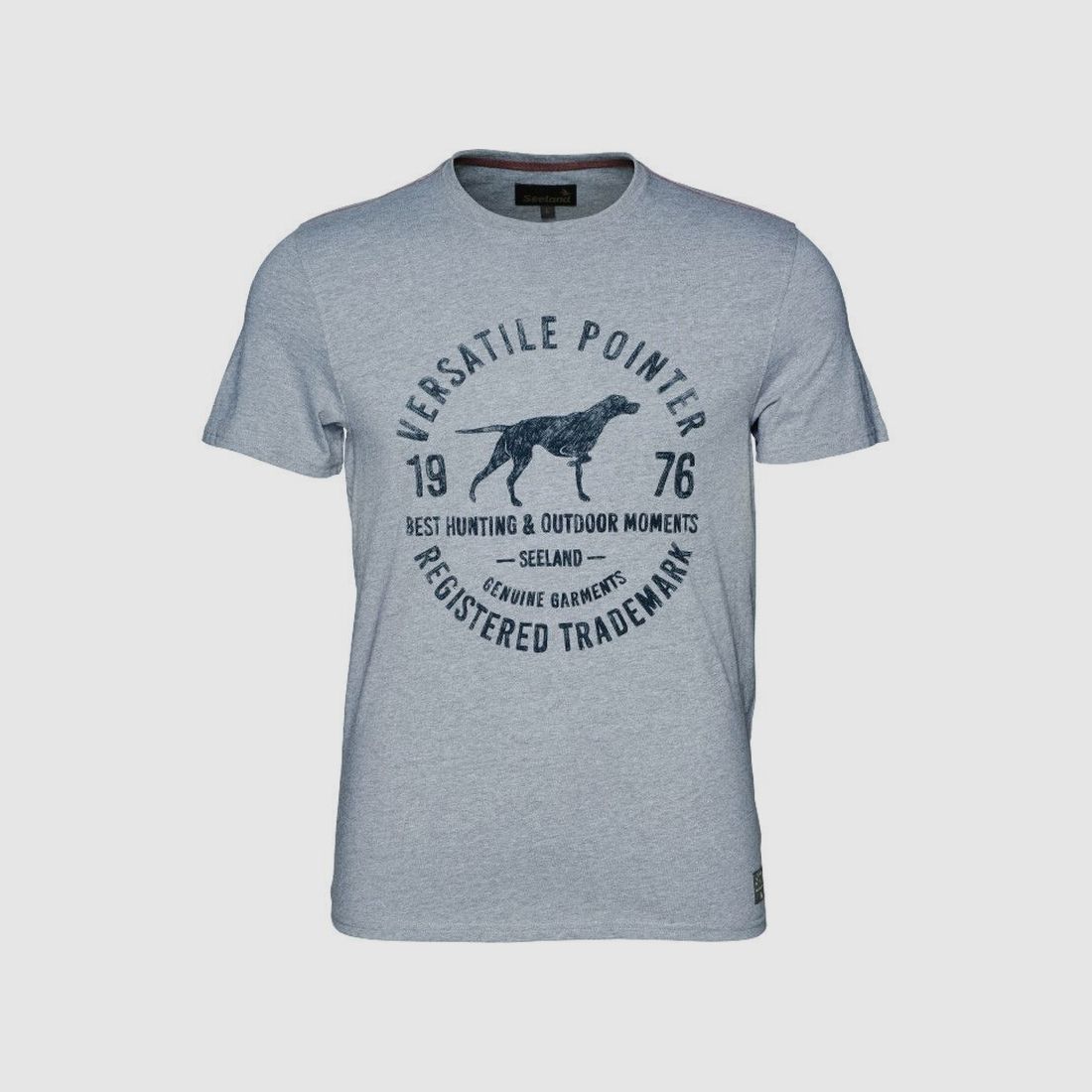 Seeland Aiden T-Shirt Gre: M, Farbe: Grey melange