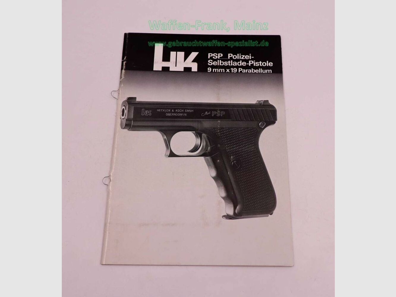 Heckler & Koch - Oberndorf Bedienungsanleitung Mod. PSP, Bild 1 von 2
