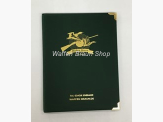 Waffen Braun: WBK-Mappe, Grün