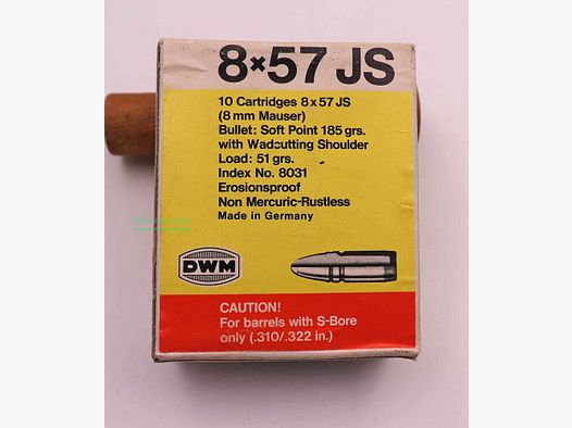 DWM, Berlin cartouches de fusil 8x57JS