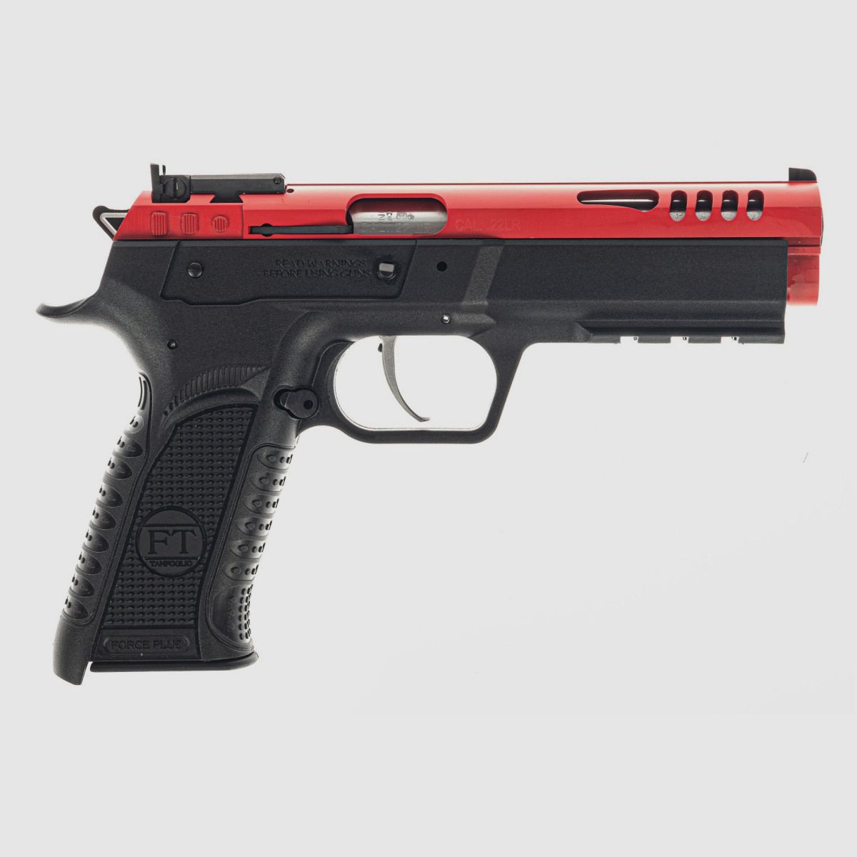 PISTOLA FORCE 22L 22LR ROJA TANFOGLIO, imagen 1 de 4