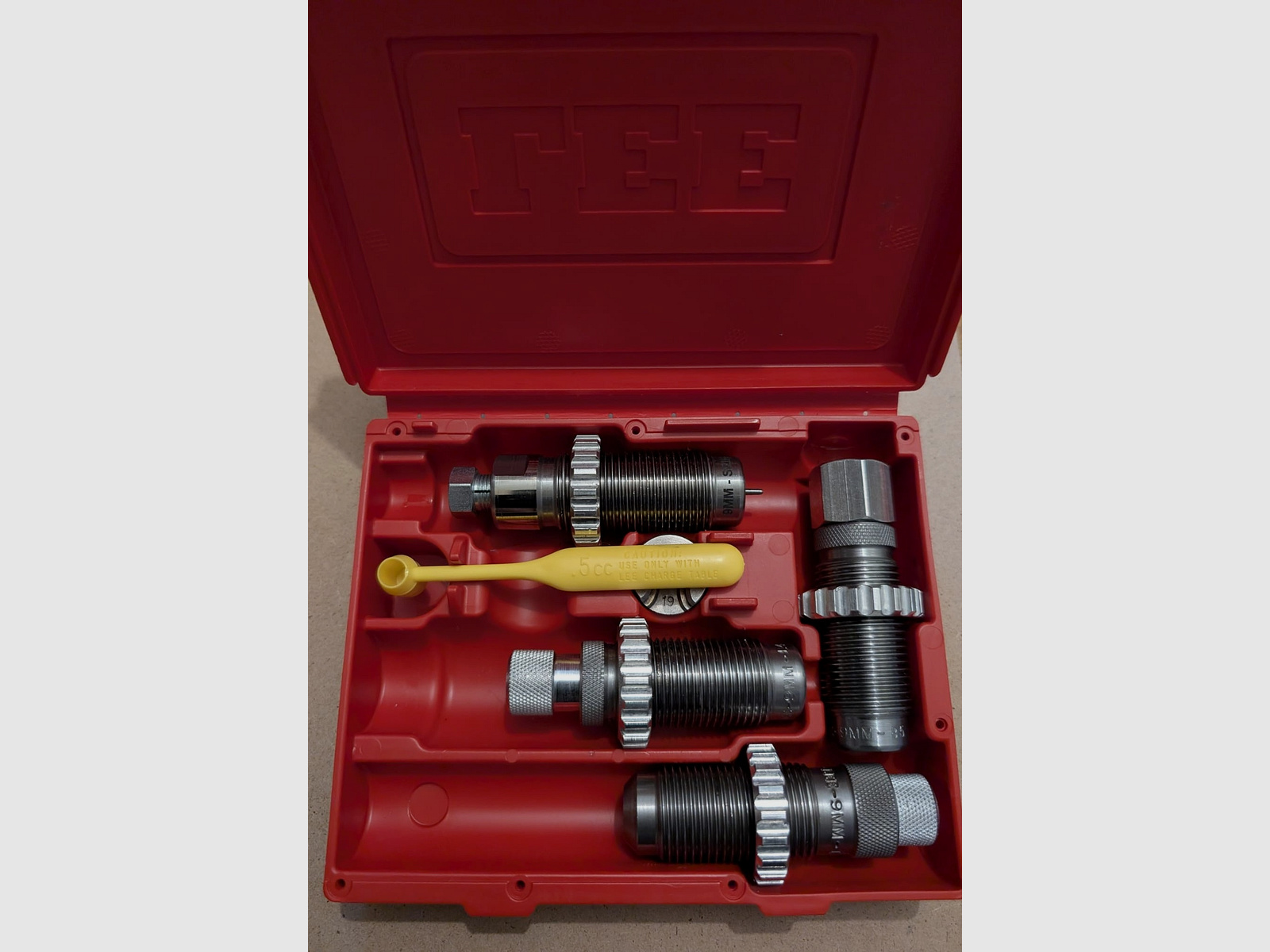 LEE PRECISION Carbide 4-częściowy zestaw matryc die | 9 mm Luger | NOWY
