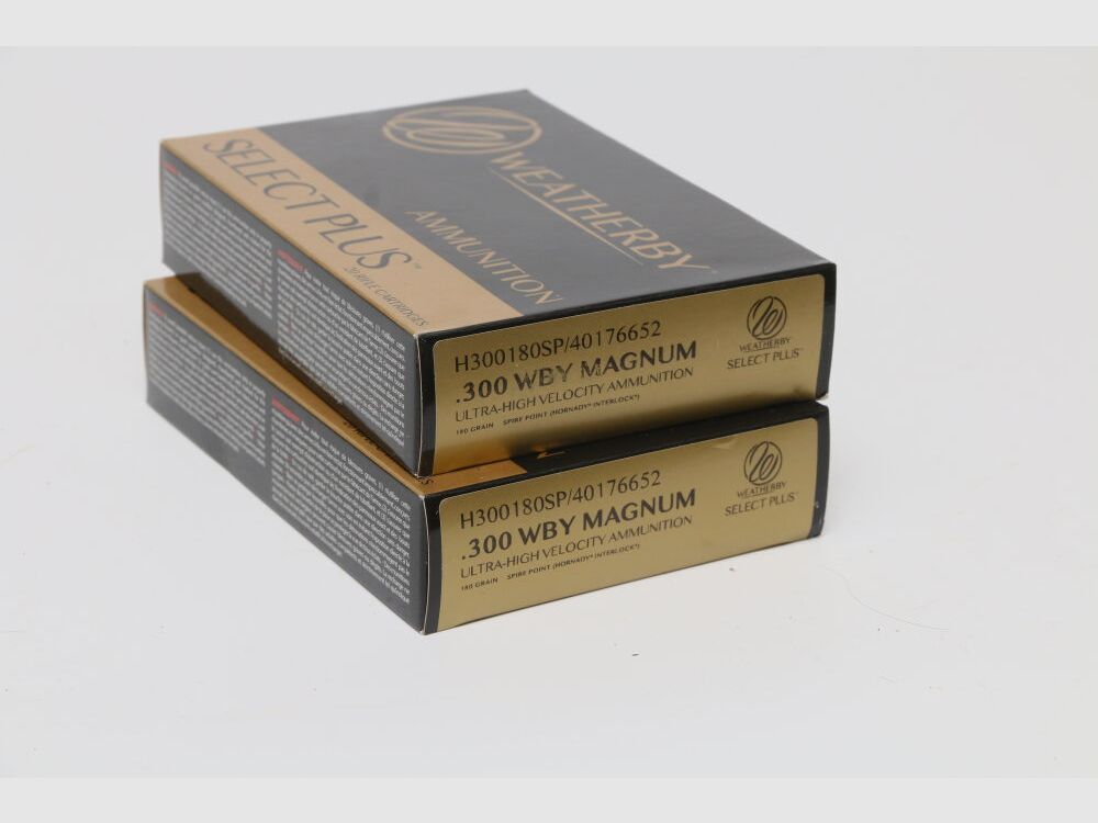 Weatherby Select Plus Munition 300 Weatherby Magnum 300WBY