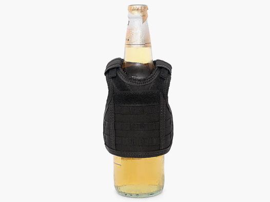 Mini chaleco protector para botella de cerveza / botella de vino / botella térmica - Negro