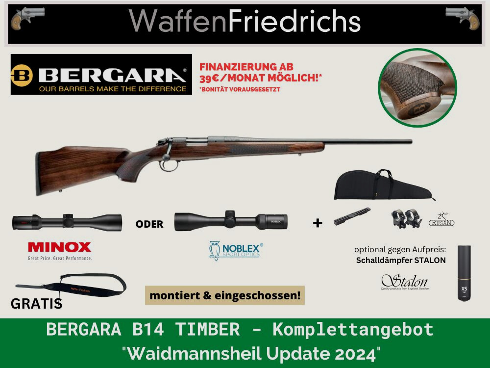 Bergara B14 Timber Waidmannsheil Update 2024 - Waffen Friedrichs