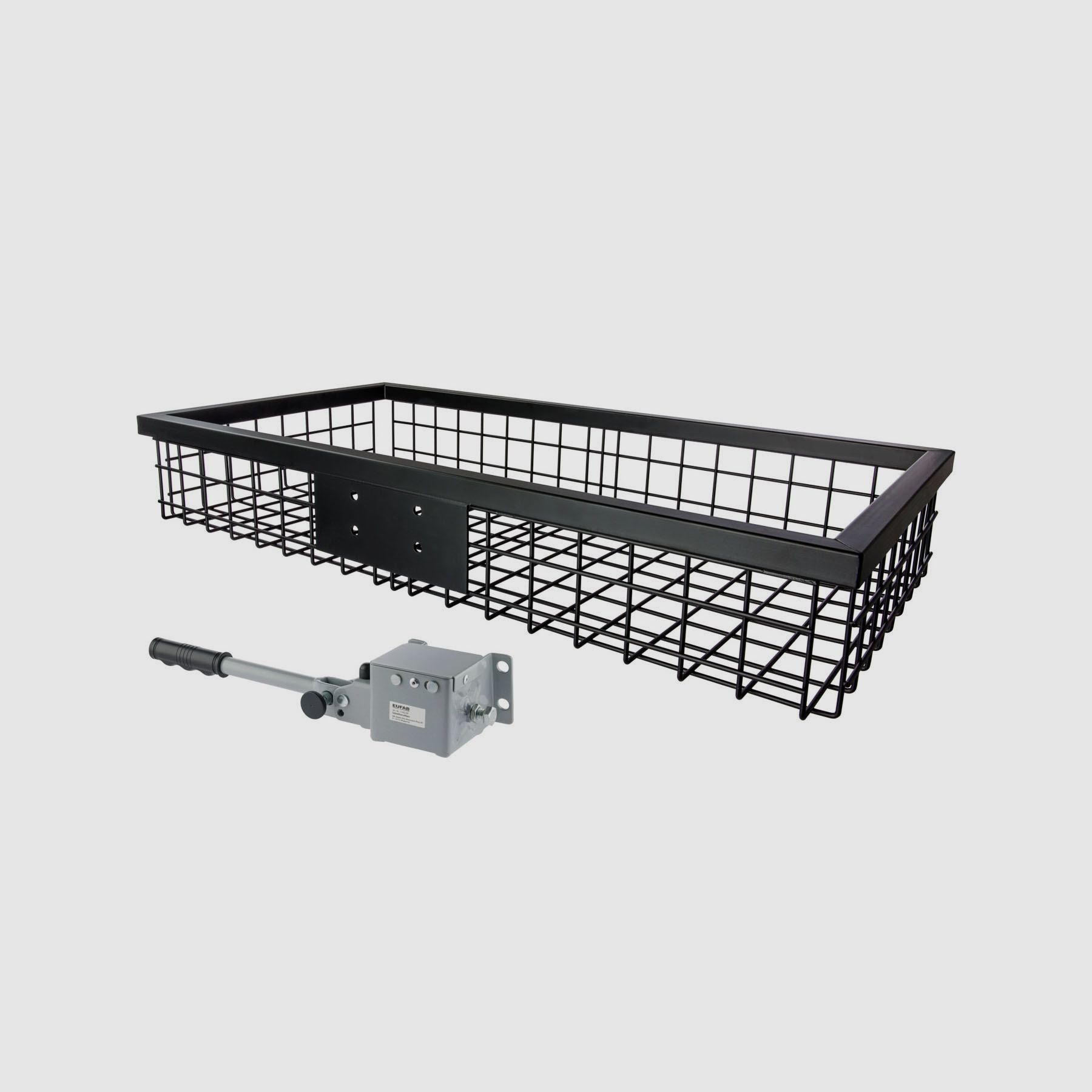 Heckträger 1020x530x165 mm beschichtet mit Schnellkupplung