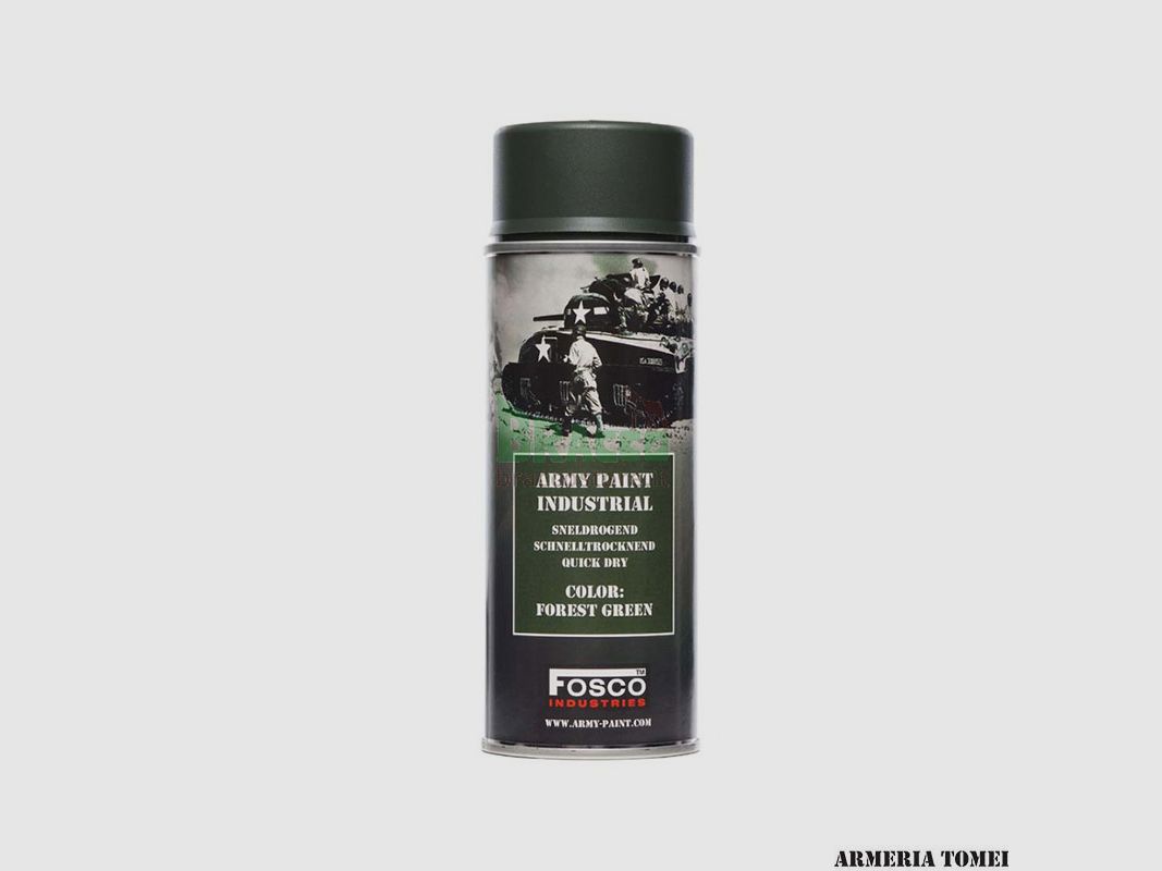 FOSCO INDUSTRIES – SPRAY PAINT COLOR FOREST GREEN 400ml