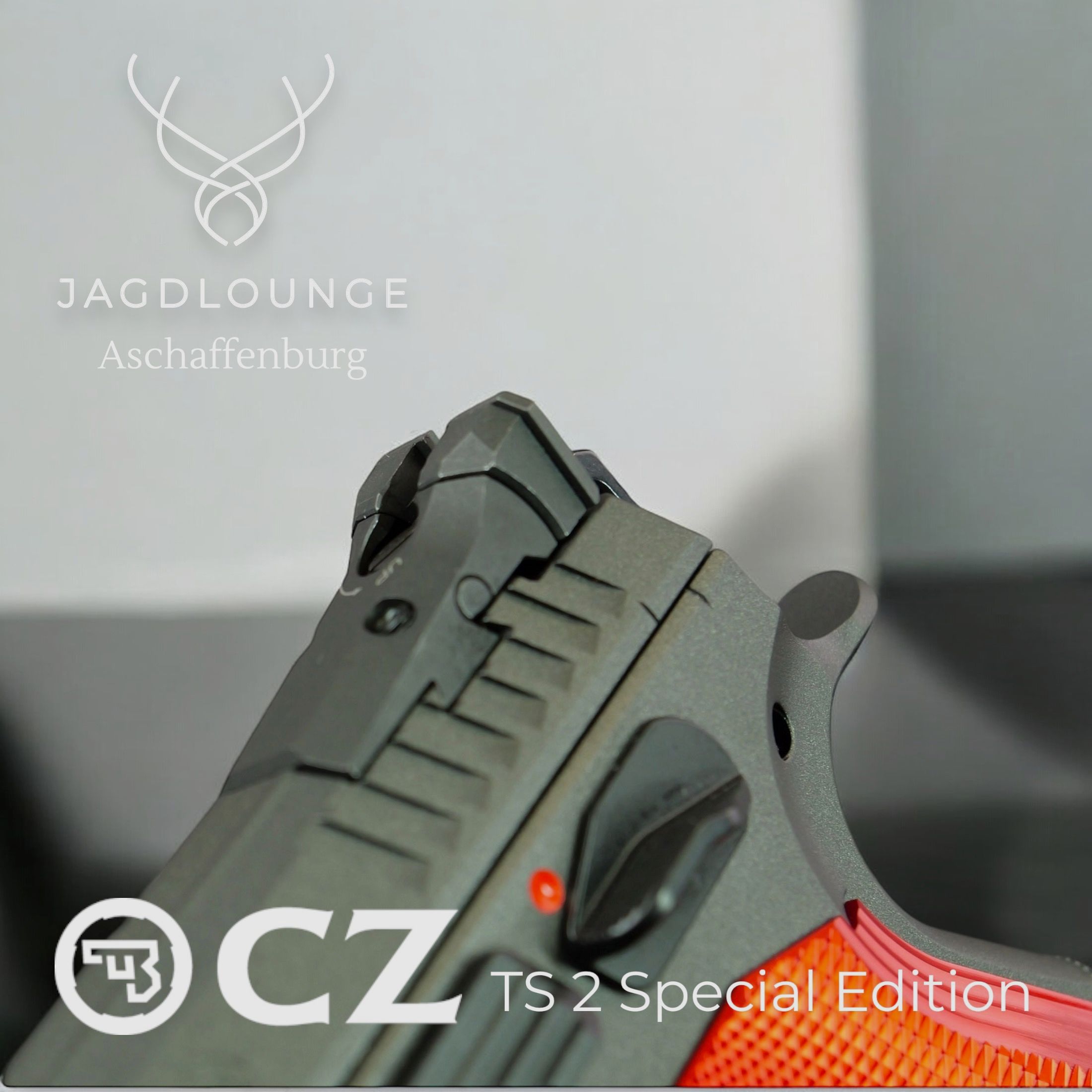 CZ TS2 Cobalt Grey / Red Edition 9x19mm