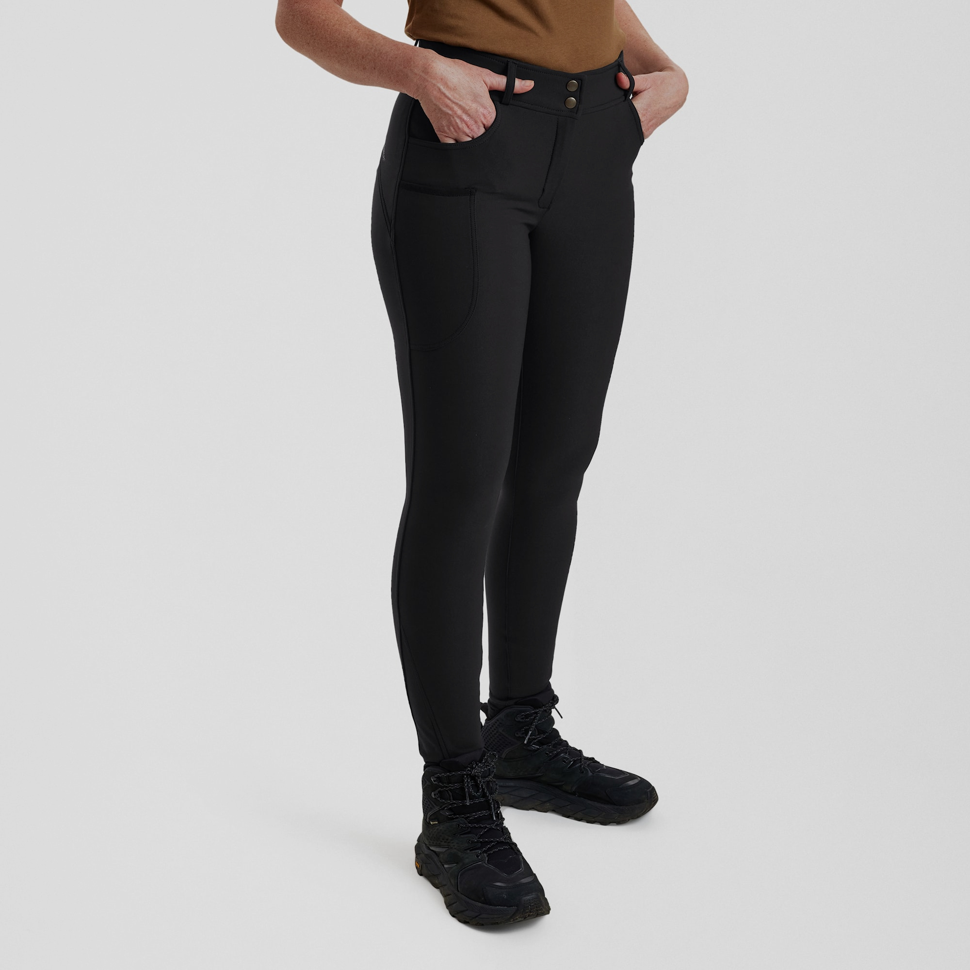 Pantaloni da caccia da donna Deerhunter neri 46