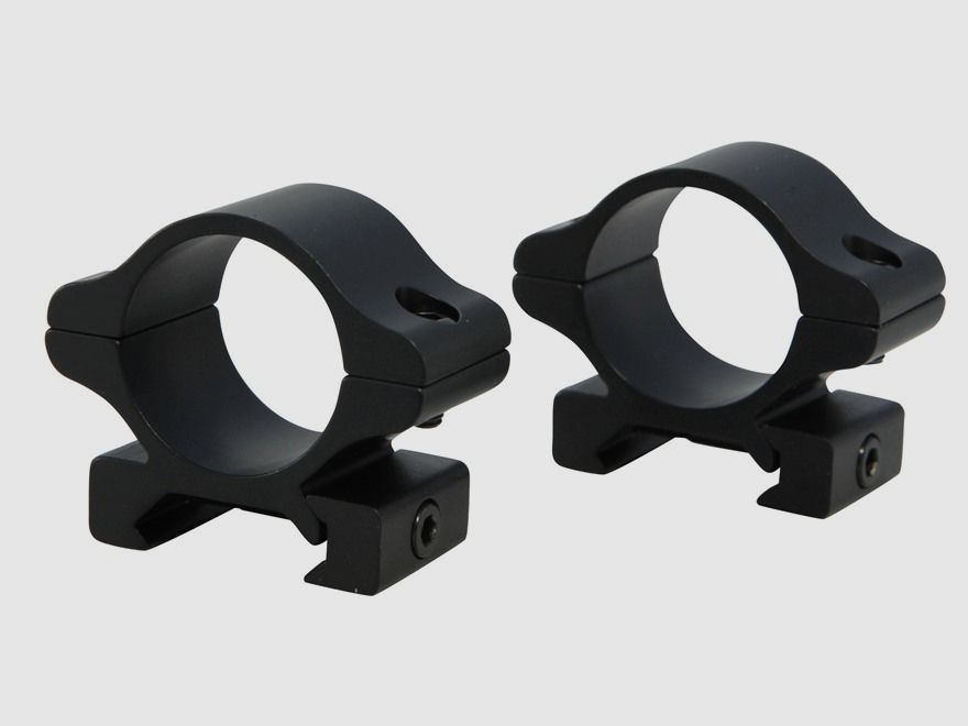 Leupold Rifleman anelli removibili 25,4 mm bassi neri opachi