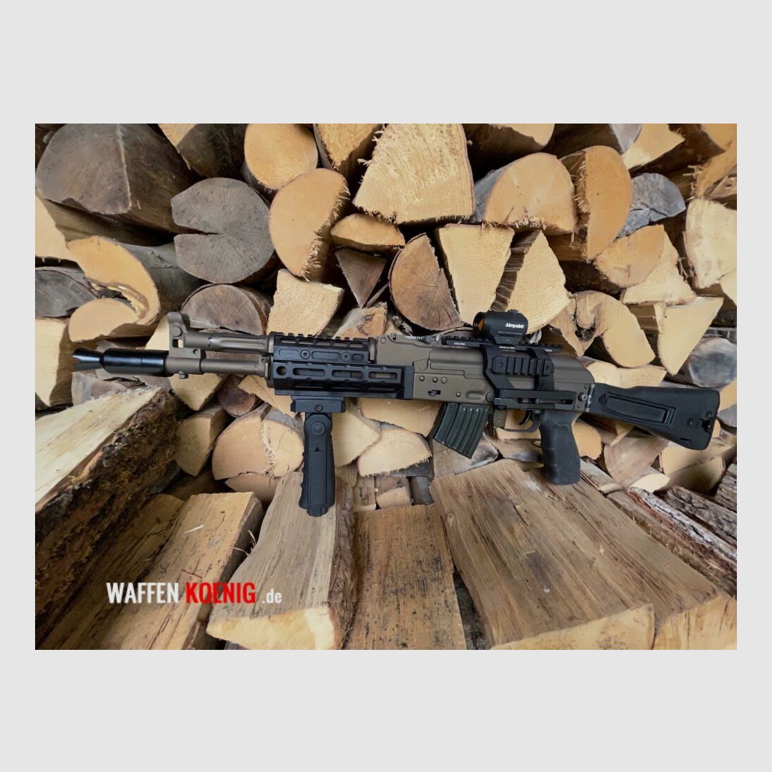 Izhmash SAIGA MKK 104 CAL. 7,62X39MM IN MIDNIGHT BRONZE INCL. ANBAUTEILE